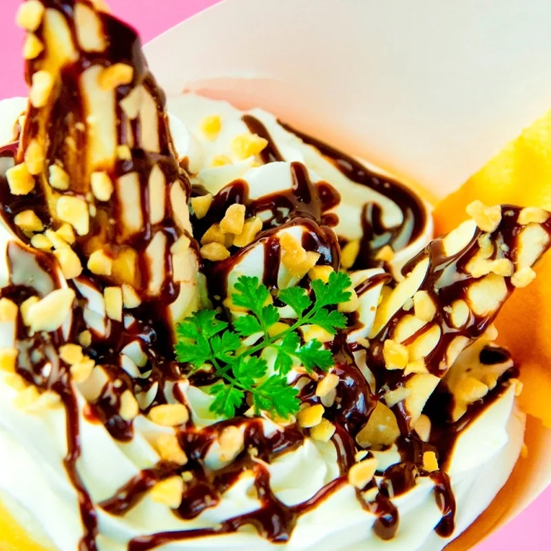 クレープ チョコバナナクリーム