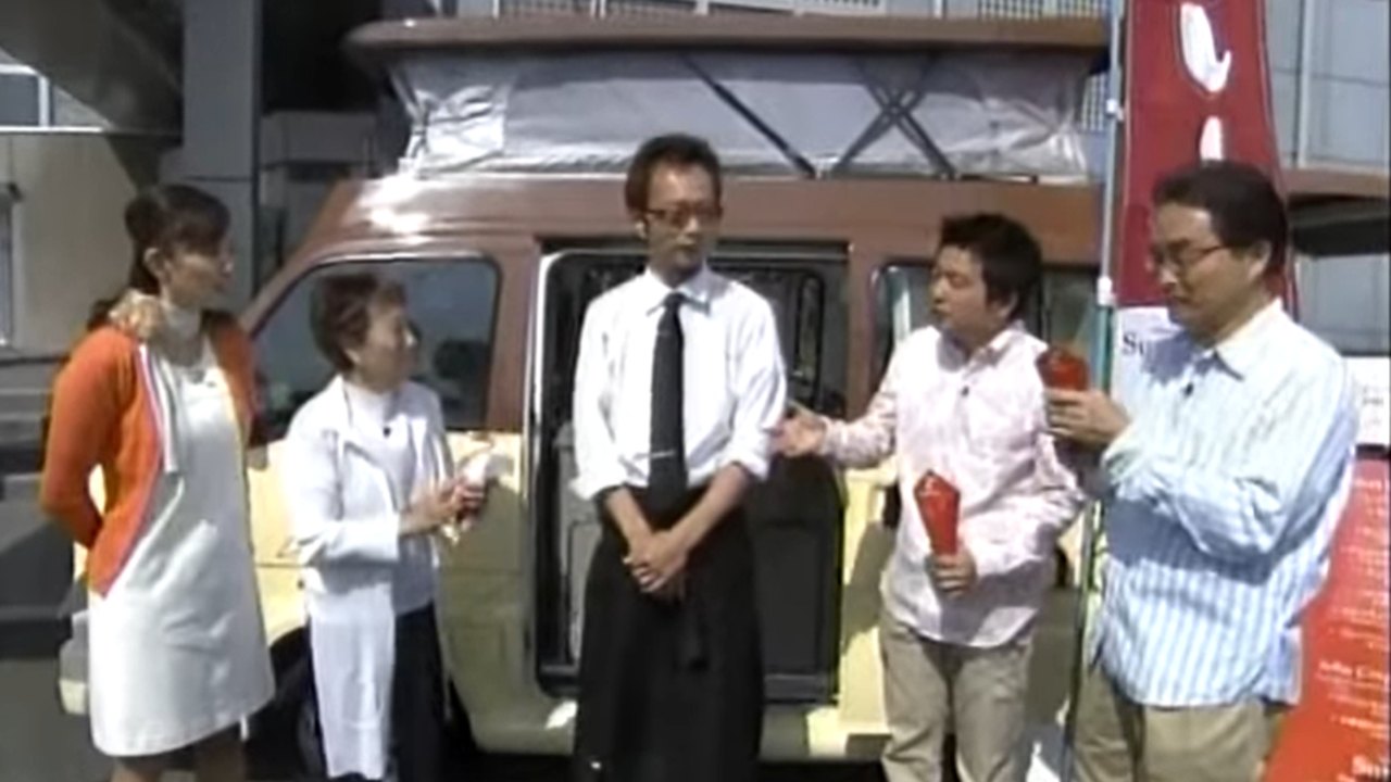 テレビ番組で紹介された創業当時のサニーズのキッチンカー